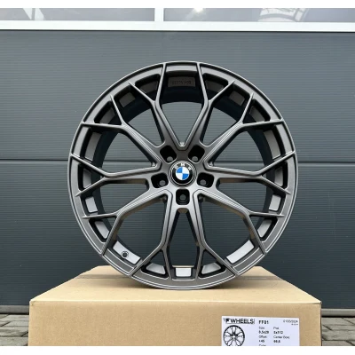 19 Zoll Felgen FF Wheels FF01 Grau 4x für BMW 5er G30 G31 M550i  M550d M550 M