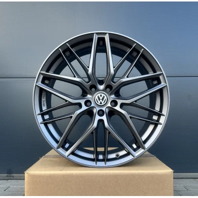 19 Zoll Felgen für VW Tiguan 5N T-ROC T ROC A1 Jetta ID3 ID4 Damina DM08 grau