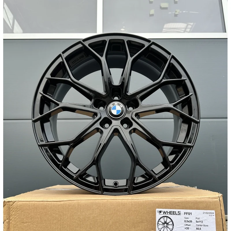 20 Zoll Felgen FF01 schwarz für BMW X3 E83 6er F06 F12 F13 M X5 E53 NEU FF01