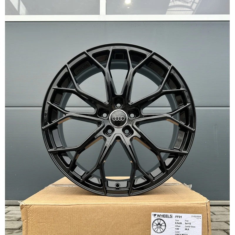 20 Zoll Felgen für Audi A7 4G 4G1 F2 S7 A8 4H F8 S8 Q5 8R FY Sline FF01 schwarz