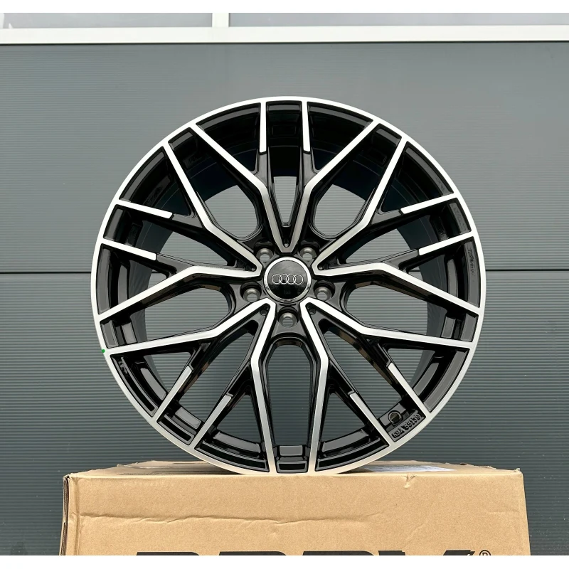 18 Zoll Felgen Audi WH37 schwarz poliert für A4 S4 B9 A5 B8 B9 A6 4G 4G1 C7 F2
