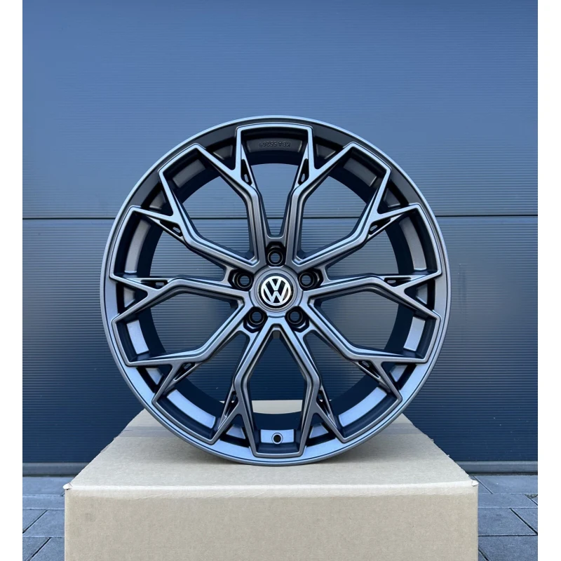 19 Zoll Felgen für VW Tiguan 1 5N VW Phaeton 3D R-Line 4x FF Wheels FF02 grau