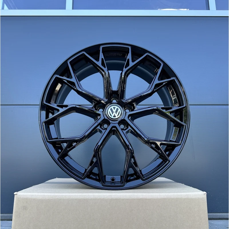 1x 19 Zoll Felge FF Wheels FF02 schwarz 4x für VW Passat B6 B7 B8 B9 3C R-Line