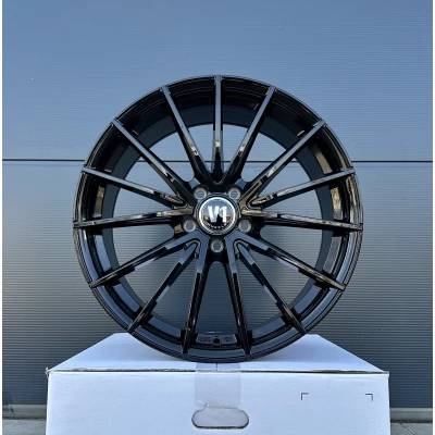 19 Zoll Felgen für Skoda Octavia 5E NX RS VRS Yeti 5L 4x V1 Wheels V2 schwarz