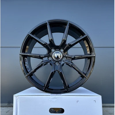 19 Zoll Felgen für Skoda Superb 2 3 4 3T Karoq NU RS 4x V1 Wheels V1 schwarz