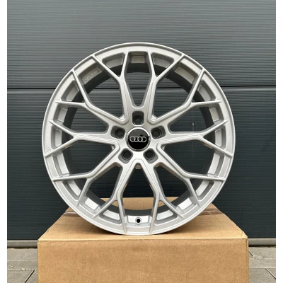 19 Zoll Felgen für Audi A4 S4 B9 A5 B8 B9 A6 4G 4G1 C7 F2 FF01 silber glanz