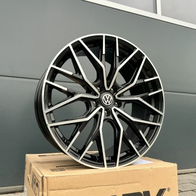 19 Zoll Felgen für VW Tiguan 5N T-ROC T ROC A1 Jetta ID3 ID4 4x WH37 poliert