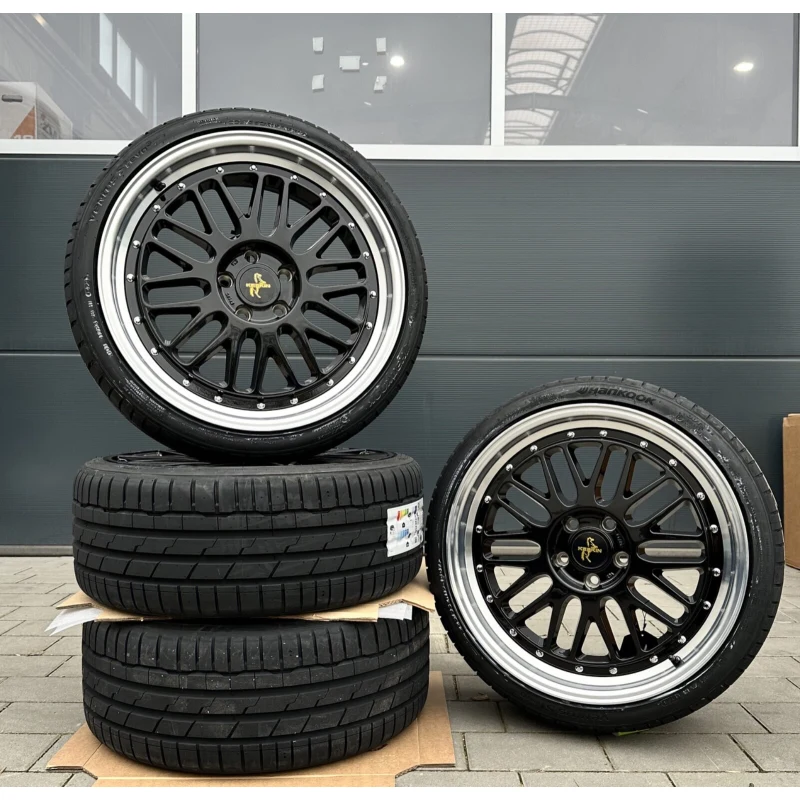 19-inch complete wheels FF01 black for VW Golf 6 7 8 GTI GTD GTE R