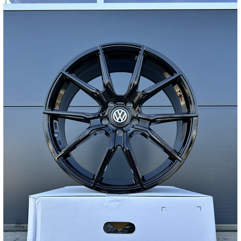 19 Zoll Felgen für VW Passat B6 B7 B8 B9 3C GTE R-Line 4x V1 Wheels V1 schwarz