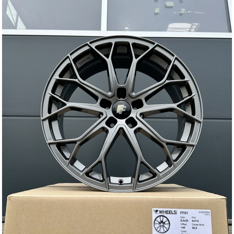 18 Zoll Felgen für Mercedes E Klasse W211 W213 W207 C216 FF01 anthrazit