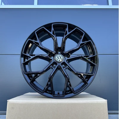 19 Zoll Felgen FF02 schwarz 4x für VW Tiguan 5N T-ROC T ROC A1 Jetta ID3 ID4