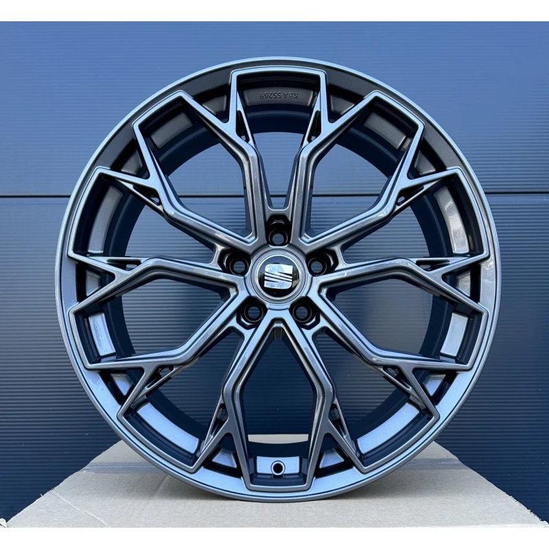 4x 19 Zoll Felgen FF Wheels FF02 anthrazit für Seat Cupra Leon 5F KL 280 290 300