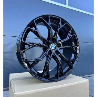 4x 19 inch FF Wheels FF02 black rims for BMW X3 X4 G01 G02 M40d M40i M40 M