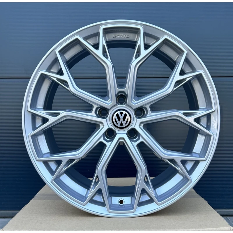 19 Zoll 4 Felgen FF02 silber für VW Tiguan 5N T-ROC T ROC A1 Jetta ID3 ID4