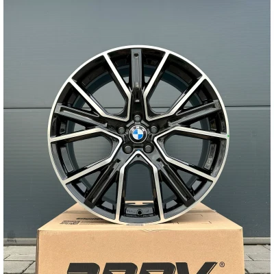 1x 19 Zoll Felge für BMW X1 iX1 X2 F48 U10 U11 F39 M U1X 4x WH34 schwarz poliert
