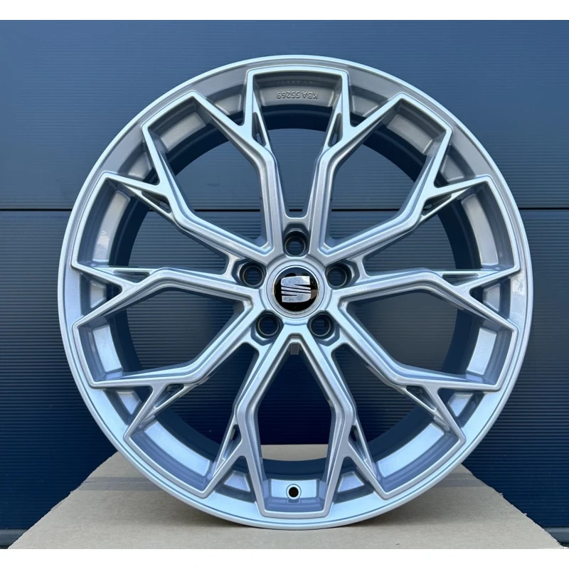19 Zoll Felgen FF Wheels FF02 silber für Seat Cupra Leon 5F KL e Hybrid FR-Line
