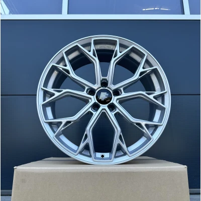 4x 19 inch NEW FF Wheels FF02 silver rims for Skoda Kodiaq NS FR Superb 3T RS