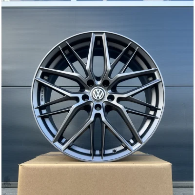 1x 18 Zoll Felge Damina DM08 grau für VW Passat B6 B7 B8 3C Tiguan 5N Touran 1T