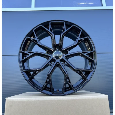 18 Zoll Felgen für Audi A4 S4 B9 A5 B8 B9 A6 4G 4G1 C7 F2 FF Wheels FF02 schwarz