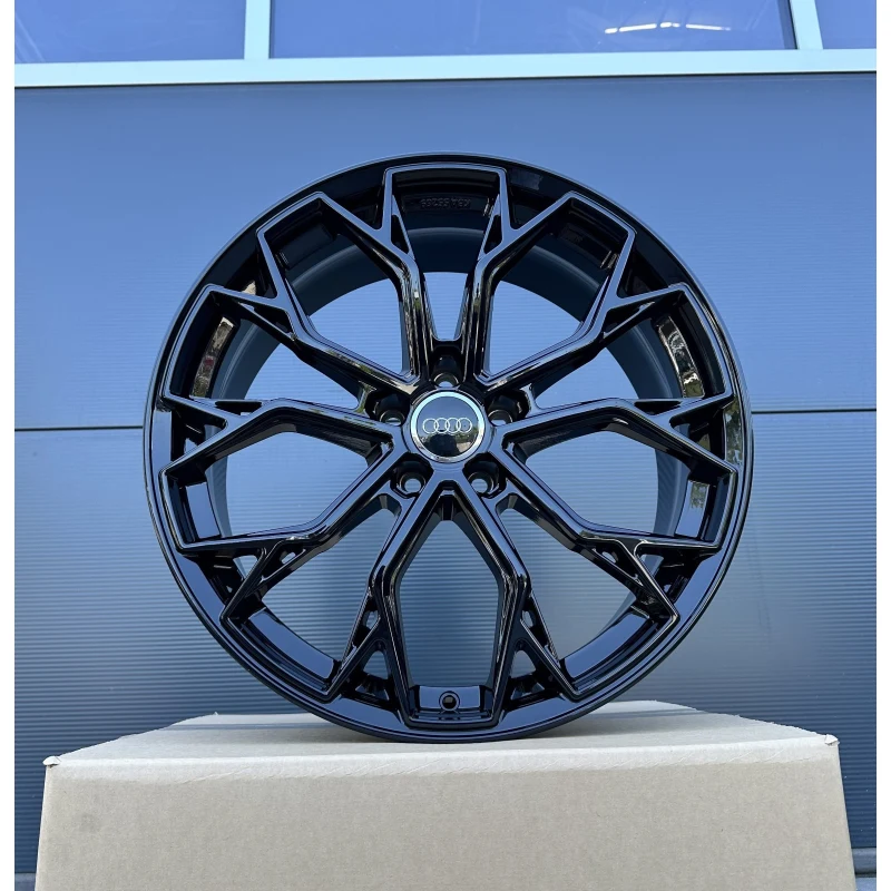 18 Zoll Felgen für Audi A4 S4 B9 A5 B8 B9 A6 4G 4G1 C7 F2 FF Wheels FF02 schwarz