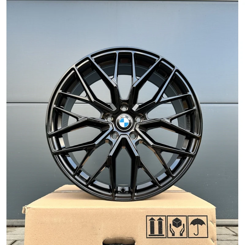 4x 19 Zoll Felgen Damina DM20 schwarz für BMW X3 X4 G01 G02 M40d M40i M40 M