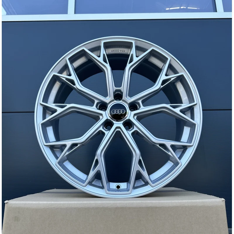 18 Zoll Felgen für Audi A4 S4 A5 S5 B8 B9 Q3 8U F3 S-Line FF Wheels FF02 silber