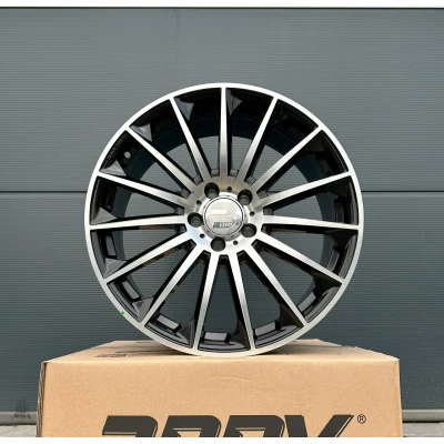 4x 19 Zoll Felgen WH39 schwarz poliert für VW Beetle EOS 1F Jetta 1KM Touran 1T