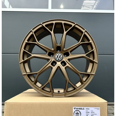 18-inch bronze Wheels FF01 for VW Passat B6 B7 B8 3C Tiguan 5N Touran 1T