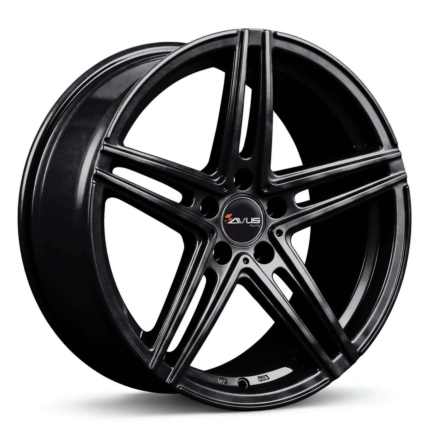 Avus Racing AC-515K Black Polished · 9,5x19 ET45