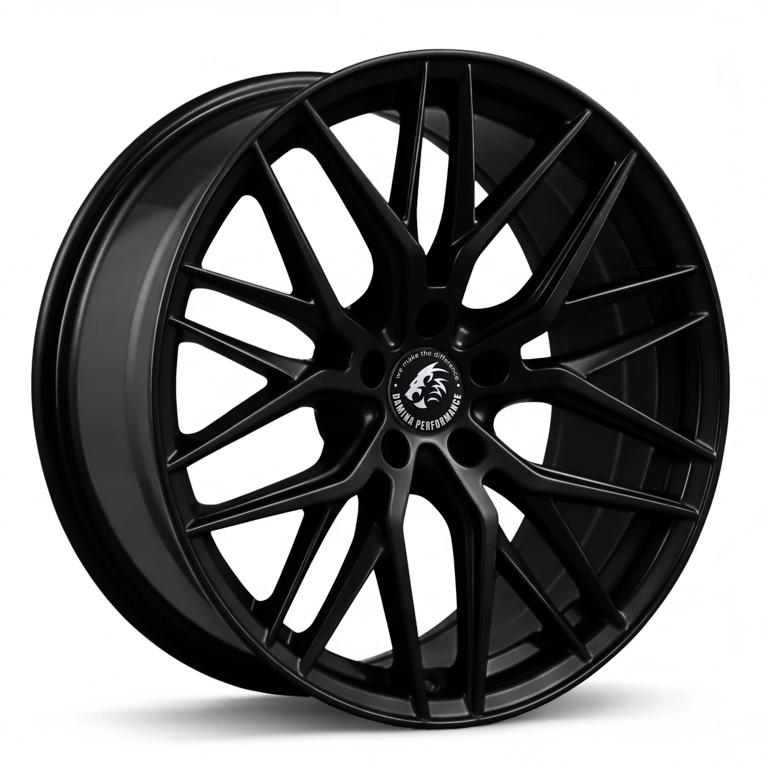 DAMINA DM08 20" LK5x112 ET45 66.6 Black Painted