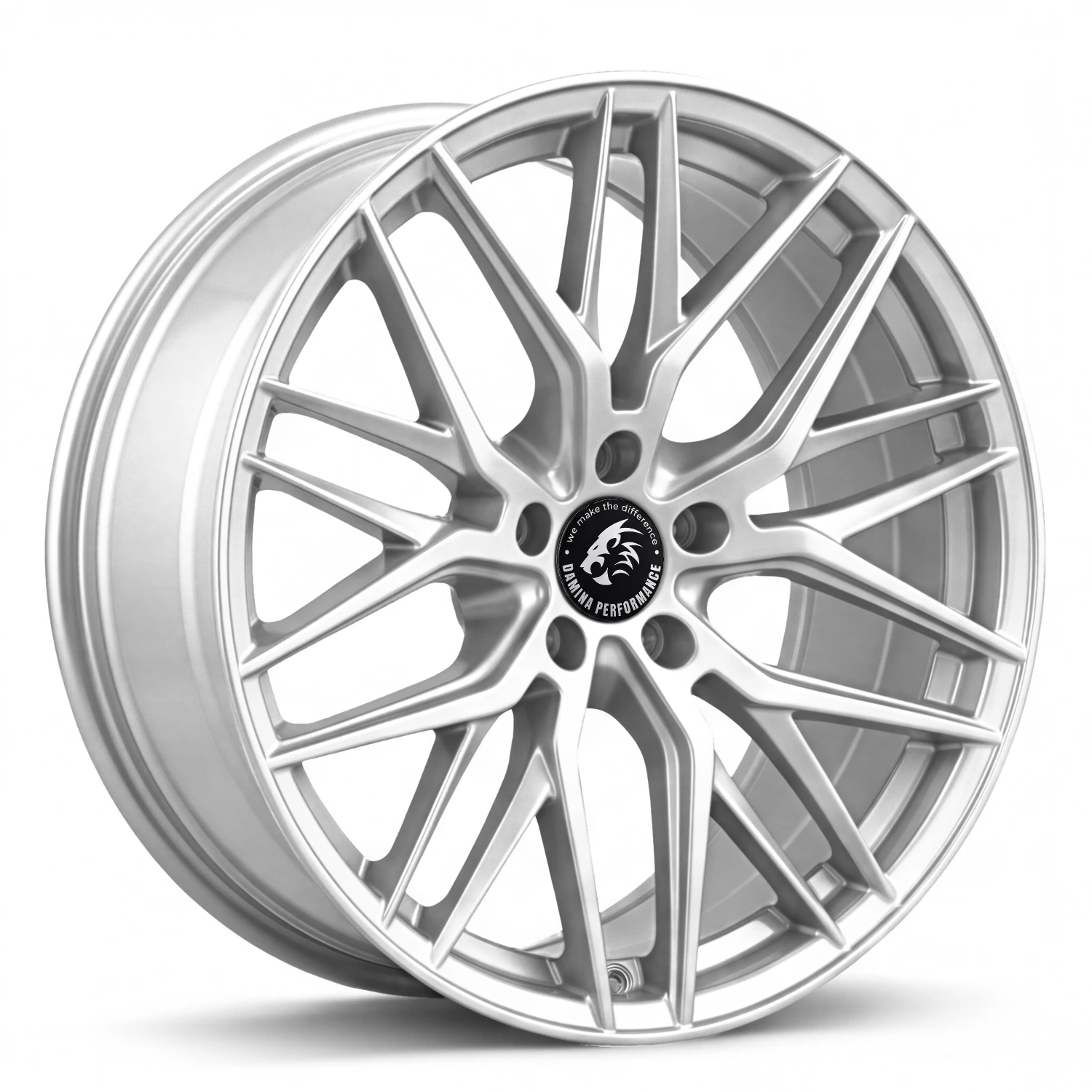 DAMINA DM08 20" LK5x120 ET35 72.6 Silver Painted