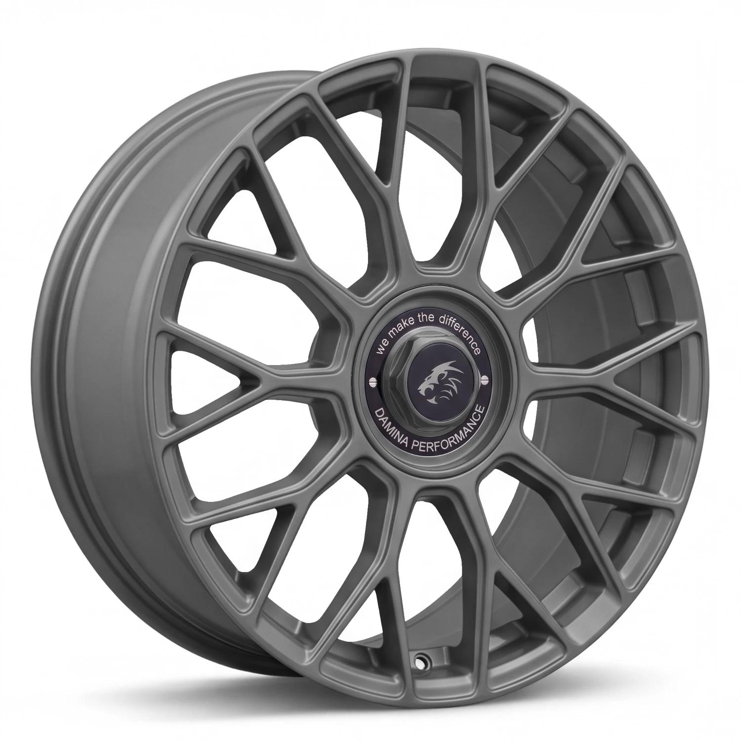 DAMINA DM10 18" LK5x112 ET45 72.6 Grey Matt Black
