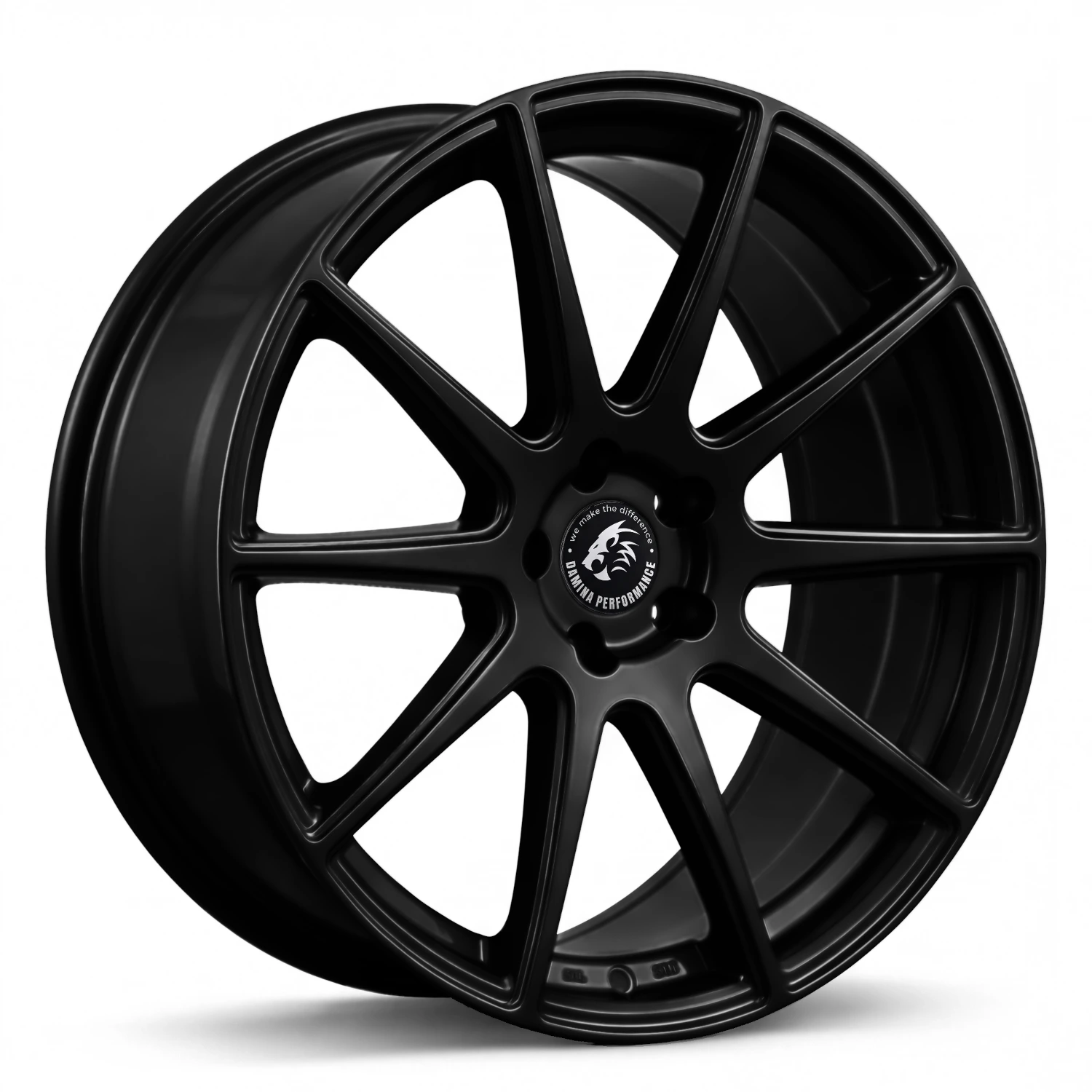 DAMINA DM19 22" LK5x112 ET45 66.6 Black Painted