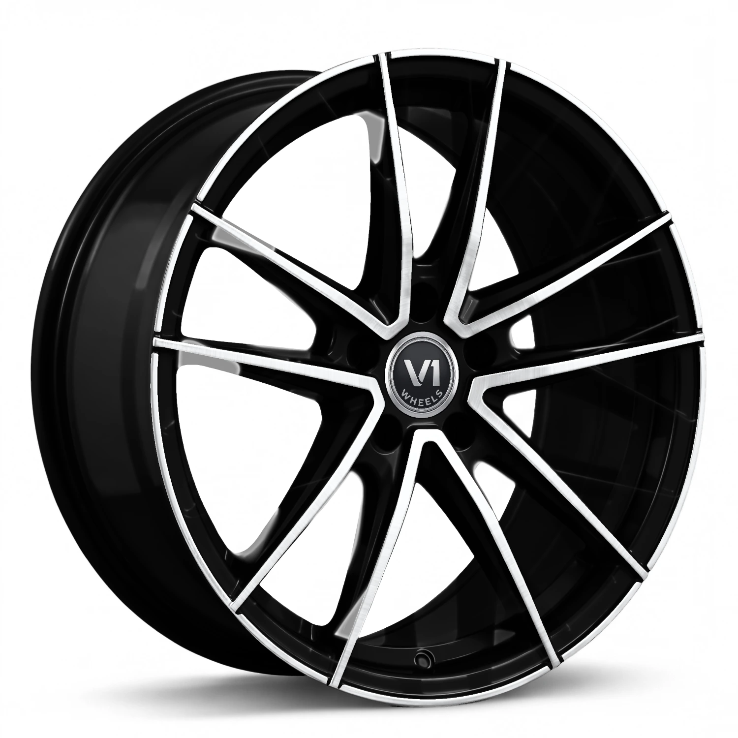 V1 Wheels V3 Sp+ Black Front Polish · 8x18 ET48